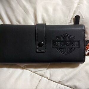 Harley-Davidson Black Leather women’s Wallet